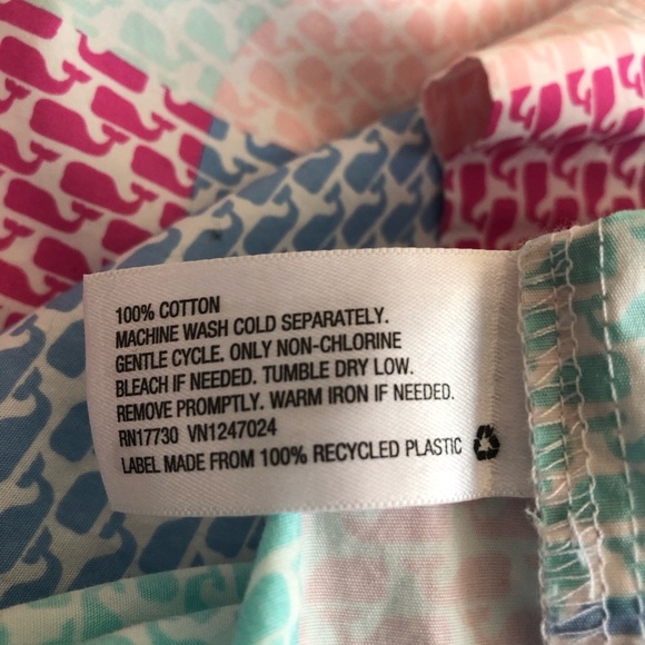 Vineyard Vines x Target Off-Shoulder Bardot Patchwork Whale Dress Size M - Picture 10 of 11